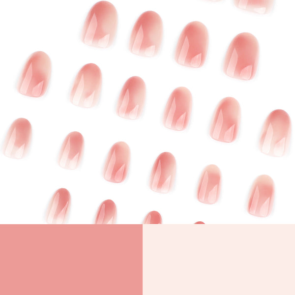 12 Sizes-24 Pcs Press On Nails JP4138