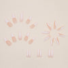 12 Sizes-24 Pcs Press On Nails Z543