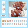 12 Sizes-24 Pcs Press On Nails W989