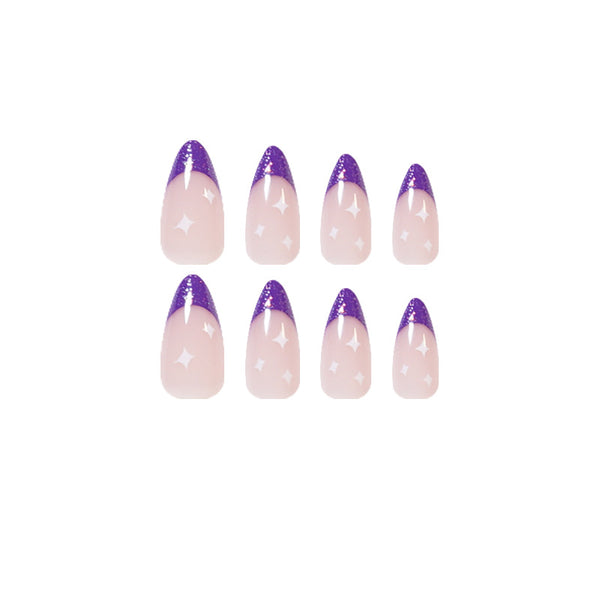 12 Sizes-24 Pcs Press On Nails JP1511
