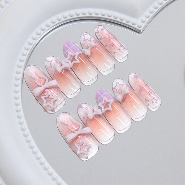 30 Pcs Press On Nails Z1215