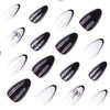 12 Sizes-24 Pcs Press On Nails JP4196
