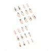 12 Sizes-24 Pcs Press On Nails JP1429