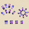 12 Sizes-24 Pcs Press On Nails Y447