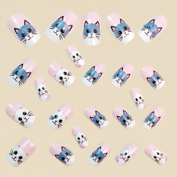 12 Sizes-24 Pcs Press On Nails Y1861
