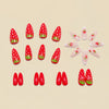 12 Sizes-24 Pcs Press On Nails Y1561