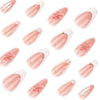 12 Sizes-24 Pcs Press On Nails JP4345