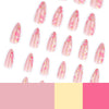 12 Sizes-24 Pcs Press On Nails JP3734