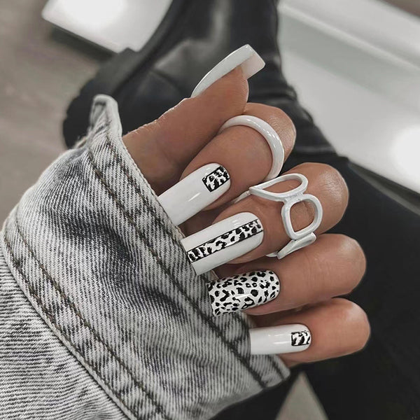 12 Sizes-24 Pcs Press On Nails W567