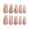 12 Sizes-24 Pcs Press On Nails JP3040