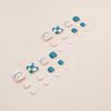 12 Sizes-24 Pcs Press On Nails F101