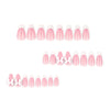 12 Sizes-24 Pcs Press On Nails JP4273