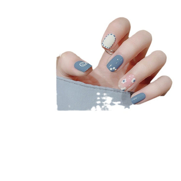 12 Sizes-24 Pcs Press On Nails R201