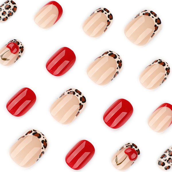 12 Sizes-24 Pcs Press On Nails JP4156