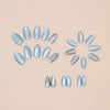 12 Sizes-24 Pcs Press On Nails W1609