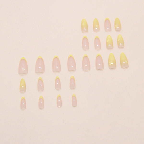 12 Sizes-24 Pcs Press On Nails W1994