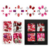 12 Sizes-24 Pcs Press On Nails Vday-3-24pcs