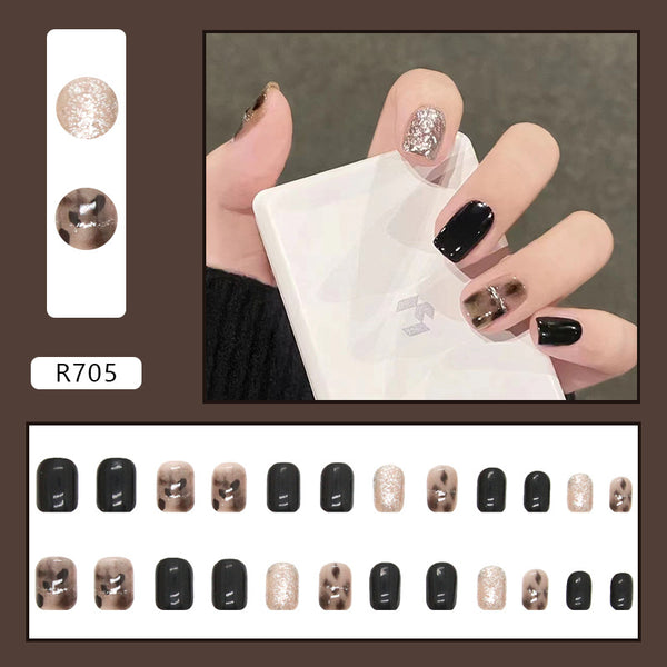12 Sizes-24 Pcs Press On Nails R705