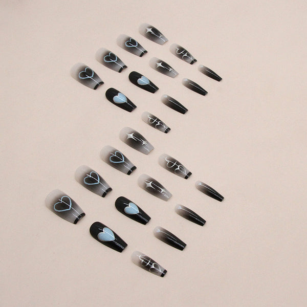 12 Sizes-24 Pcs Press On Nails R782