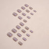 12 Sizes-24 Pcs Press On Nails W1375