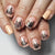 12 Sizes-24 Pcs Press On Nails C1147