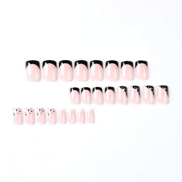 12 Sizes-24 Pcs Press On Nails JP2149