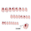12 Sizes-24 Pcs Press On Nails JP4418