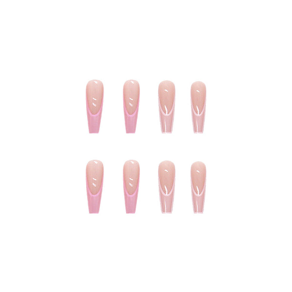 12 Sizes-24 Pcs Press On Nails W116