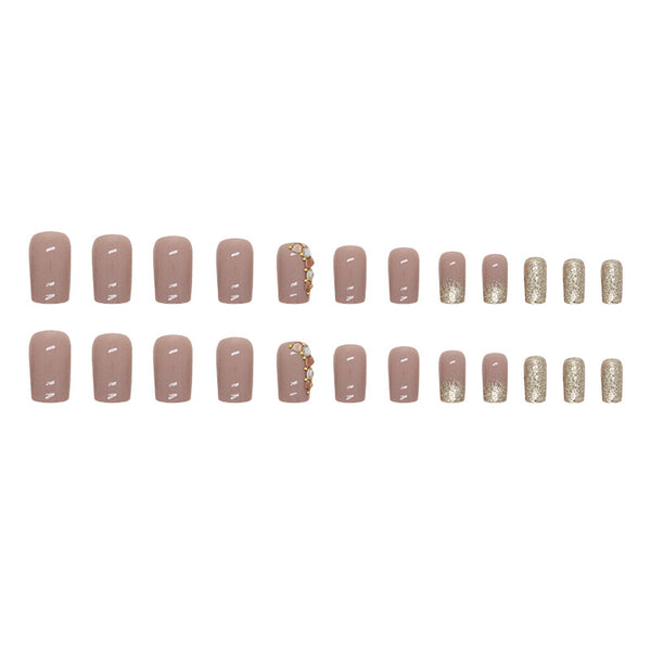 12 Sizes-24 Pcs Press On Nails Z774