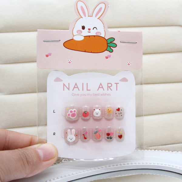 12 Sizes-24 Pcs Press On Nails K025