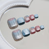 12 Sizes-24 Pcs Press On Nails F148