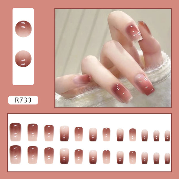 12 Sizes-24 PcsPress On Nails R733
