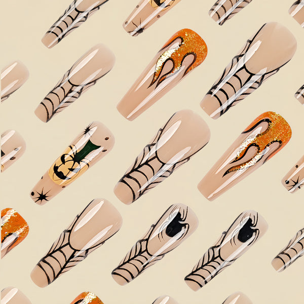 12 Sizes-24 Pcs Press On Nails Y088