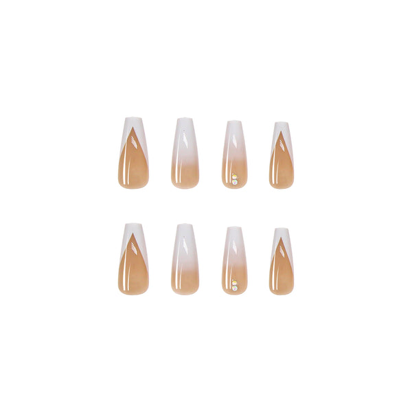 12 Sizes-24 Pcs Press On Nails Z143