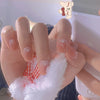 12 Sizes-24 Pcs Press On Nails JP1055