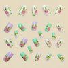 12 Sizes-24 Pcs Press On Nails Y638