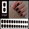 12 Sizes-24 Pcs Press On Nails C1527