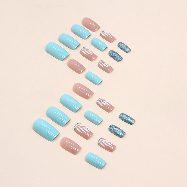 12 Sizes-24 Pcs Press On Nails W454