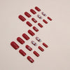 12 Sizes-24 Pcs Press On Nails W1302