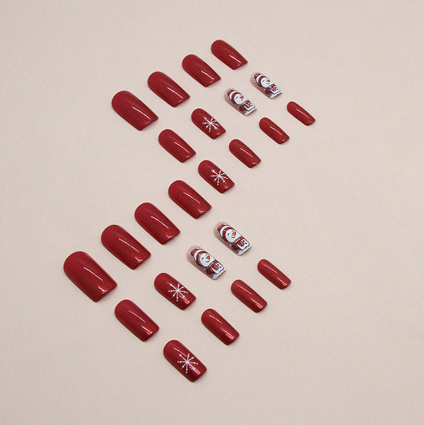 12 Sizes-24 Pcs Press On Nails W1302