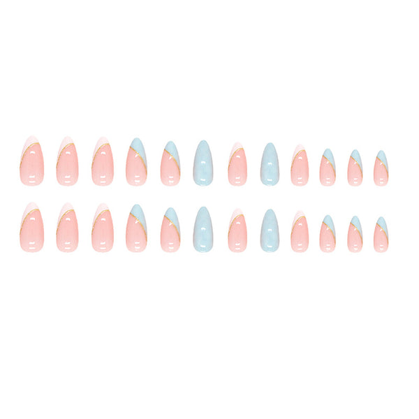 12 Sizes-24 Pcs Press On Nails W259