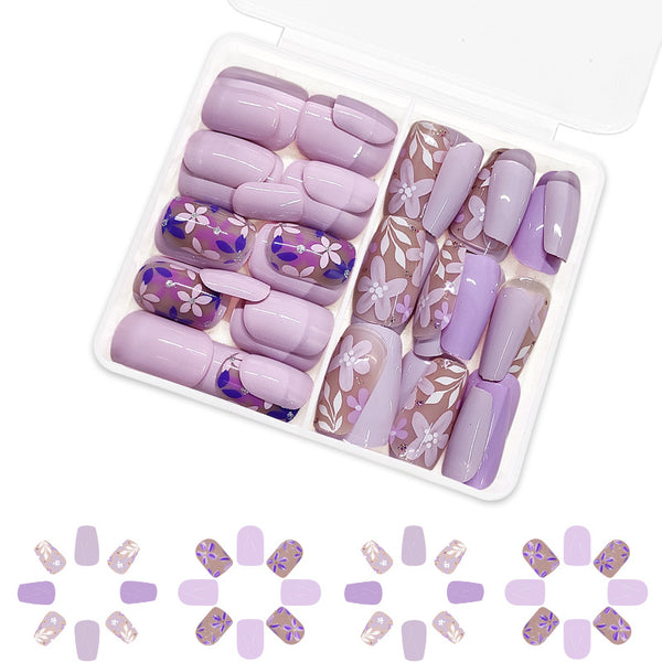 48 Pcs Press On Nails Spring-3-48pcs