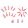 12 Sizes-24 Pcs Press On Nails W185