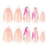 12 Sizes-24 Pcs Press On Nails JP3797