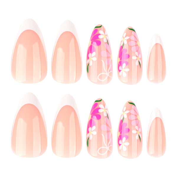 12 Sizes-24 Pcs Press On Nails JP3797