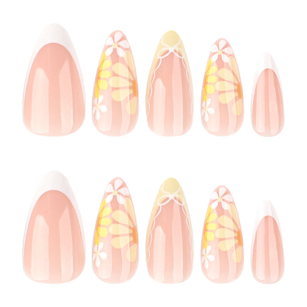 12 Sizes-24 Pcs Press On Nails JP3796