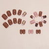 12 Sizes-24 Pcs Press On Nails W1466