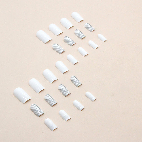 12 Sizes-24 Pcs Press On Nails W387
