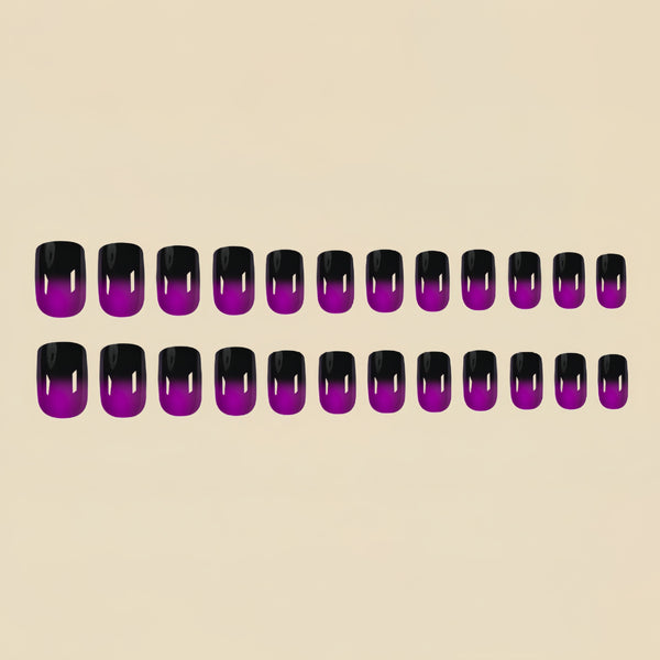 12 Sizes-24 Pcs Press On Nails Y129