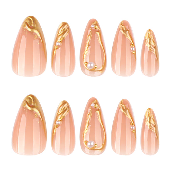 12 Sizes-24 Pcs Press On Nails JP3873